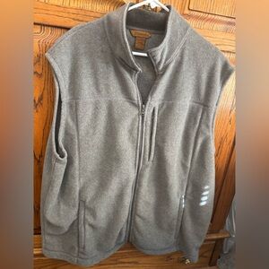 St. John's Bay Charcoal Fleece Vest